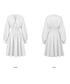 Pinstripe Puff Sleeve Dress